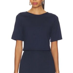 RIPLEY RADER PONTE KNIT SHORT SLEEVE TOP EXTENDED